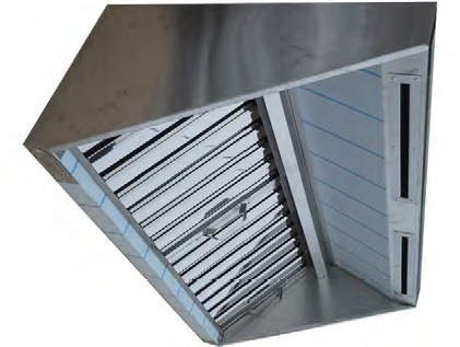 Зонт приточно-вытяжной пристенный